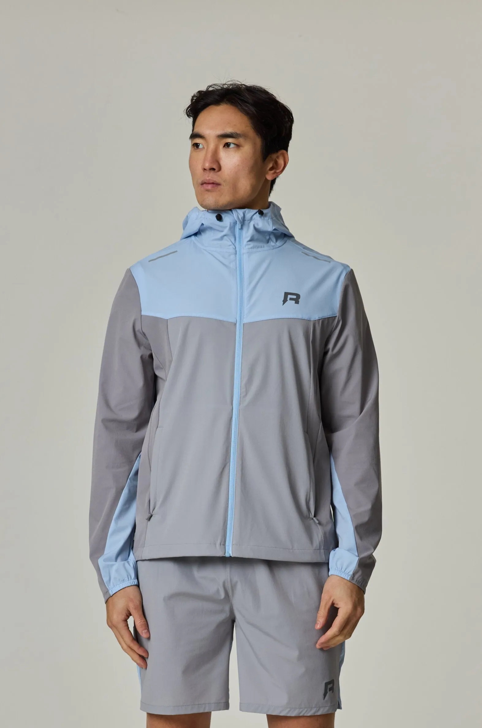 Reprimo Flight Jacket - Marble / Sky Blue