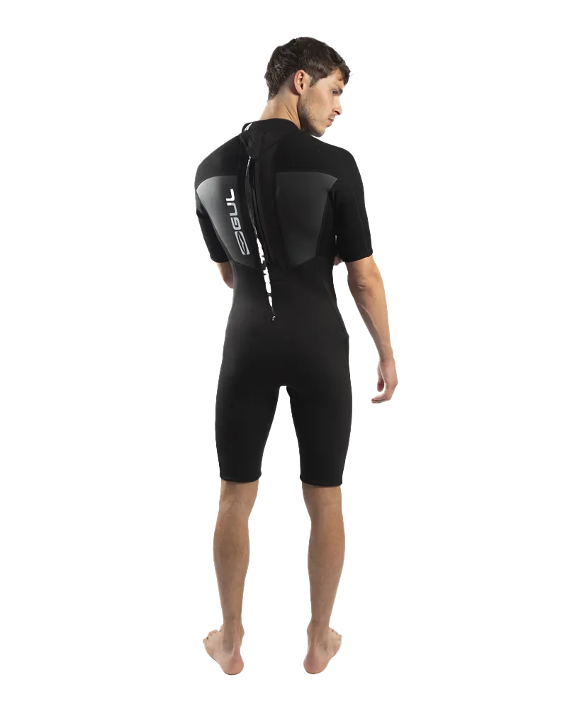 Response FL 3/2mm Shorty Back Zip Wetsuit in Black