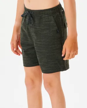 Rip Curl Clothing Boys Boardwalk Jackson Volley Shorts in Black