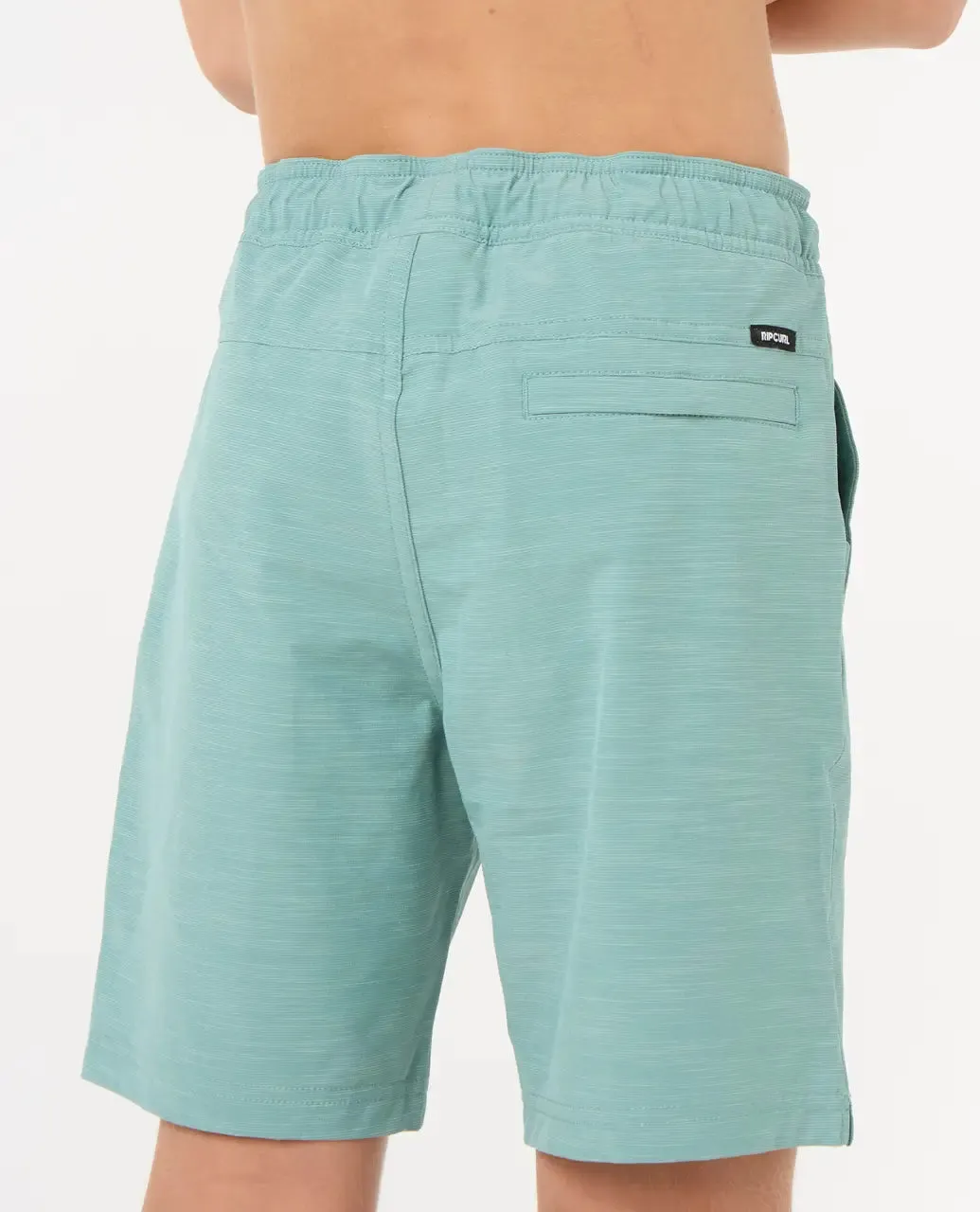 Rip Curl Clothing Boys Boardwalk Jackson Volley Shorts in Blue Lagoon
