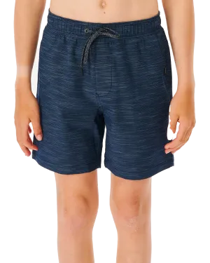 Rip Curl Clothing Boys Boardwalk Jackson Volley Shorts in Navy