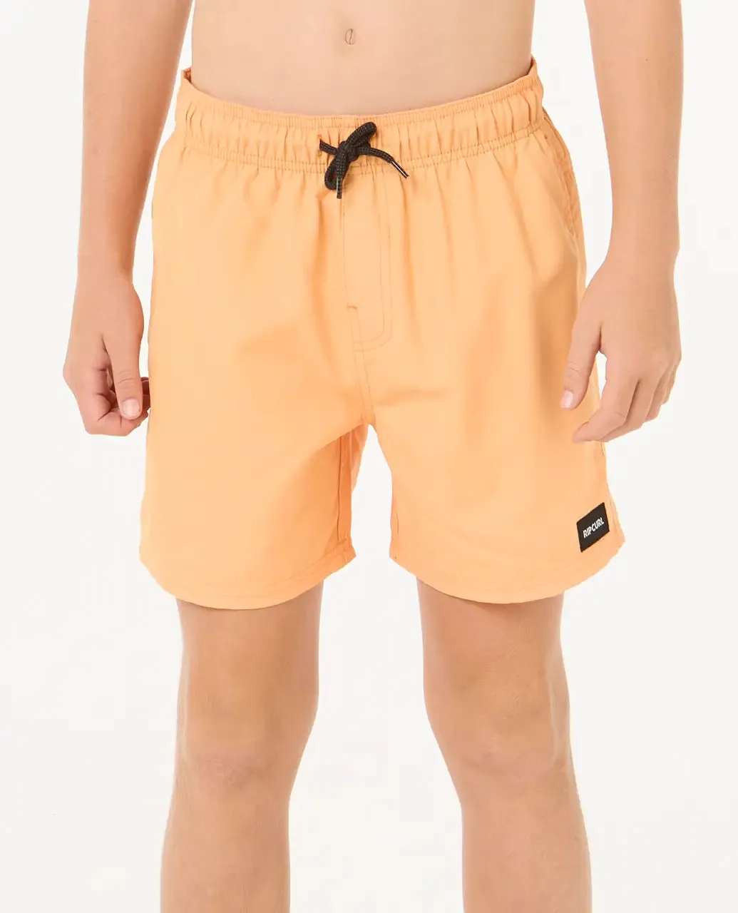 Rip Curl Clothing Boys Offset Volley Shorts in Mandarin Zest
