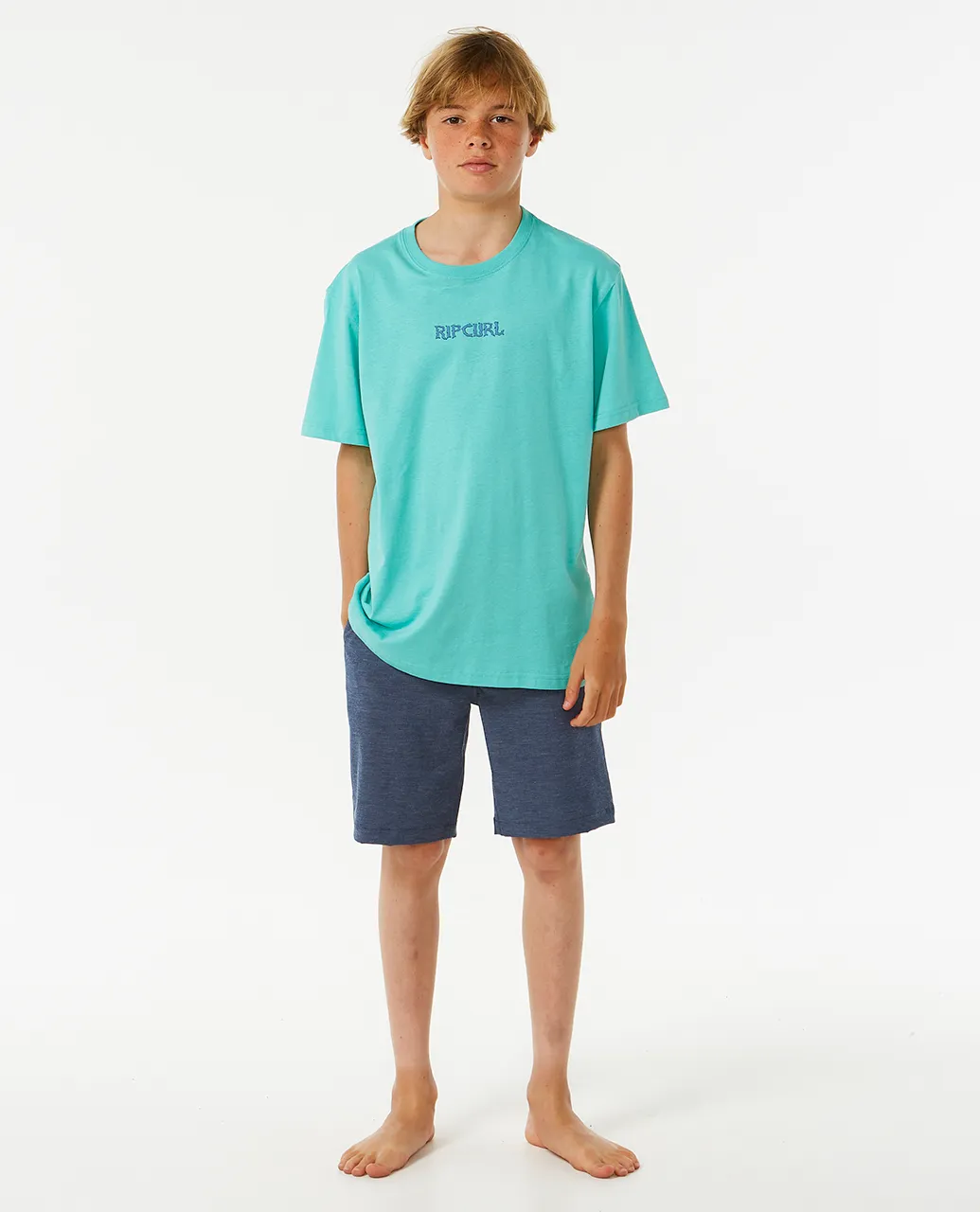Rip Curl Clothing Boys Phase Walkshorts in Washed Navy