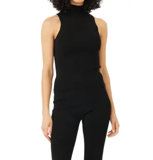Ruby Sleeveless Top In Black