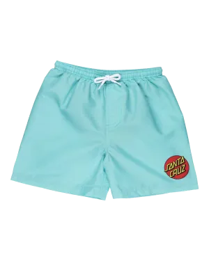 Santa Cruz Boys Classic Dot Swimshorts in Pool Blue