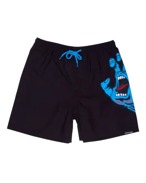 Santa Cruz Boys Screaming Hand Swimshorts in Black