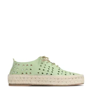 SEASHELL LEATHER ROPE SNEAKERS