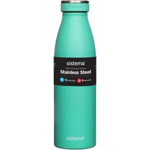 Sistema Stainless Steel Drink Bottle 500 ml Minty Teal Babykids_Sistema