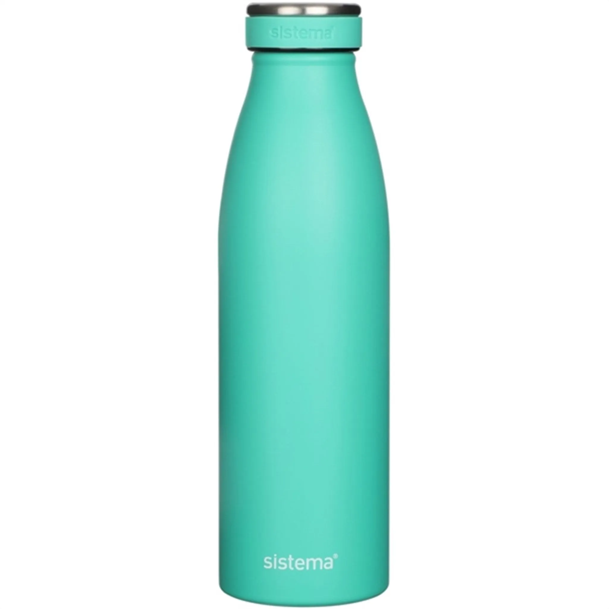 Sistema Stainless Steel Drink Bottle 500 ml Minty Teal Babykids_Sistema