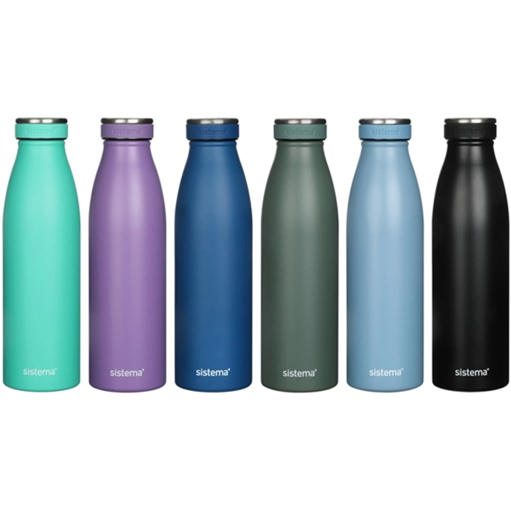 Sistema Stainless Steel Drink Bottle 500 ml Nordic Green Babykids_Sistema