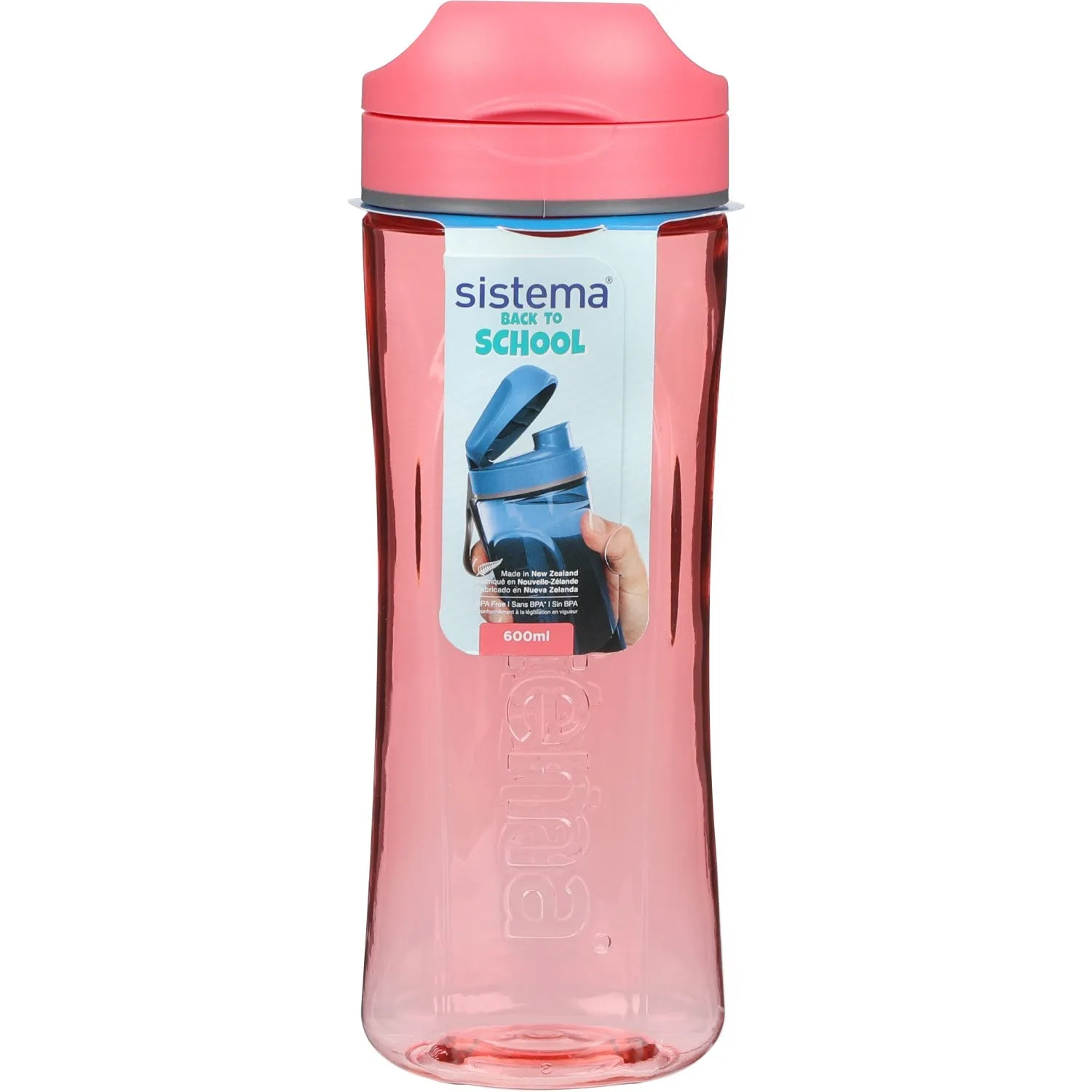 Sistema Tritan Swift Water Bottle 600 Ml Pink Punch Babykids_Sistema