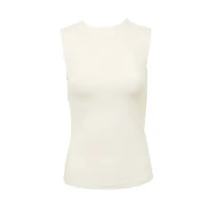 Sleeveless Top In Cream