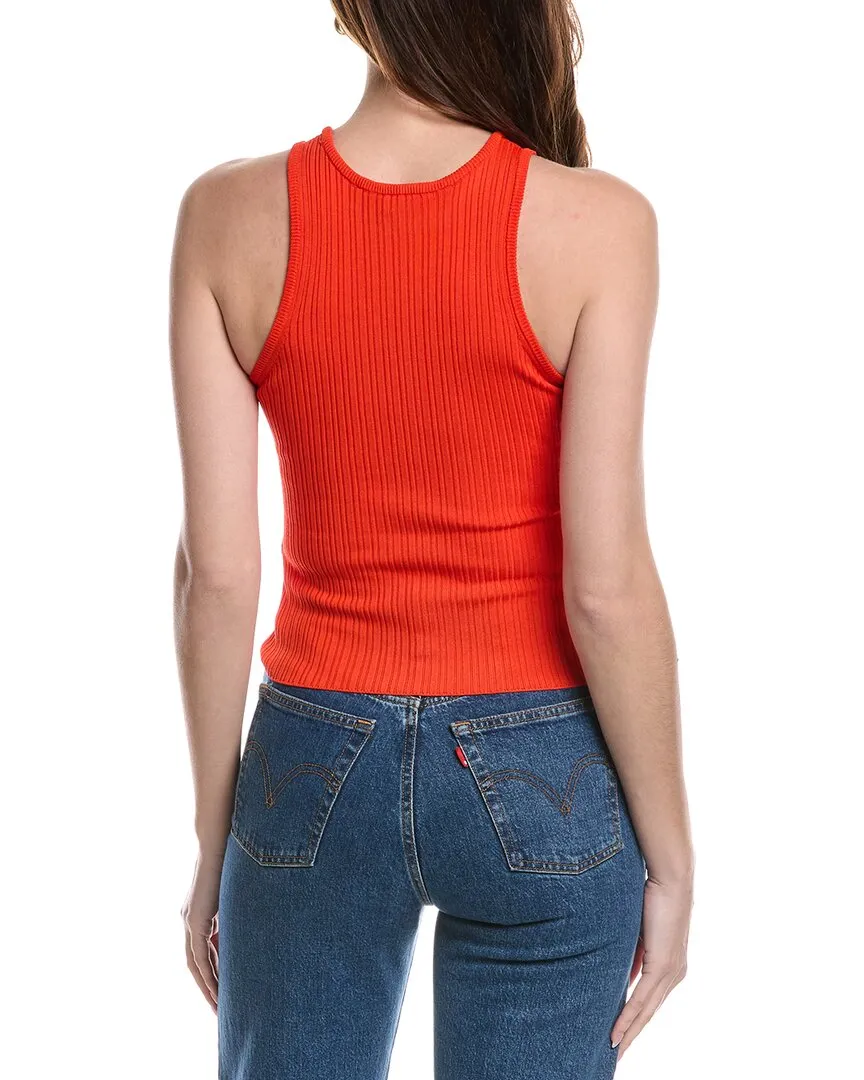Solid & Striped Halter Top Blouse