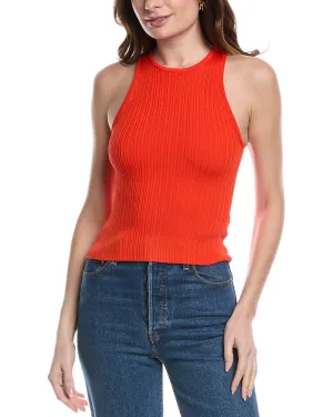 Solid & Striped Halter Top Blouse