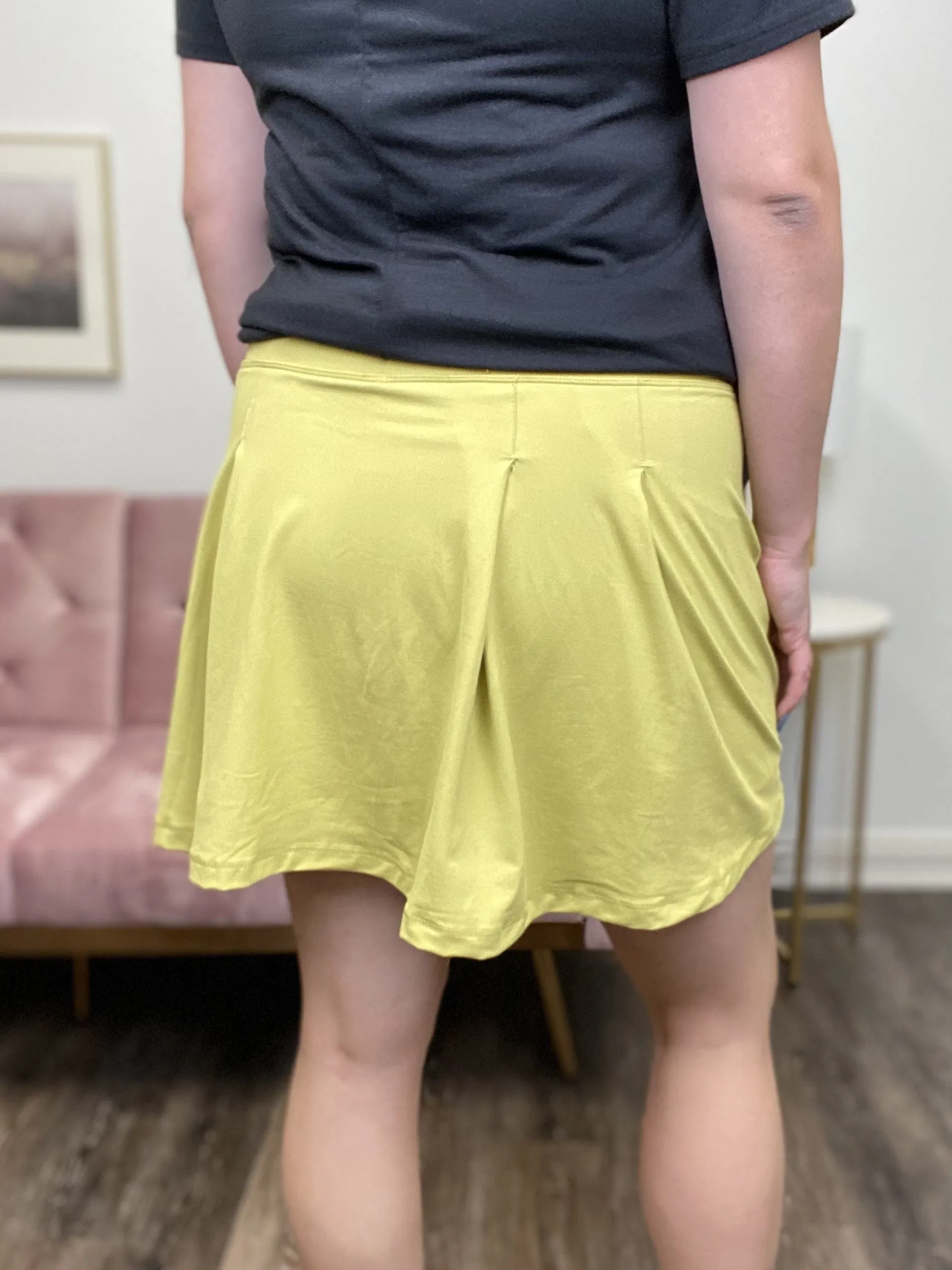 Sometimes I Run, Sometimes I Hide Women's Sporty Pleated Back Skort *Final Sale*