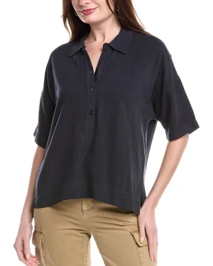 Splendid Coastal Linen-Blend Top