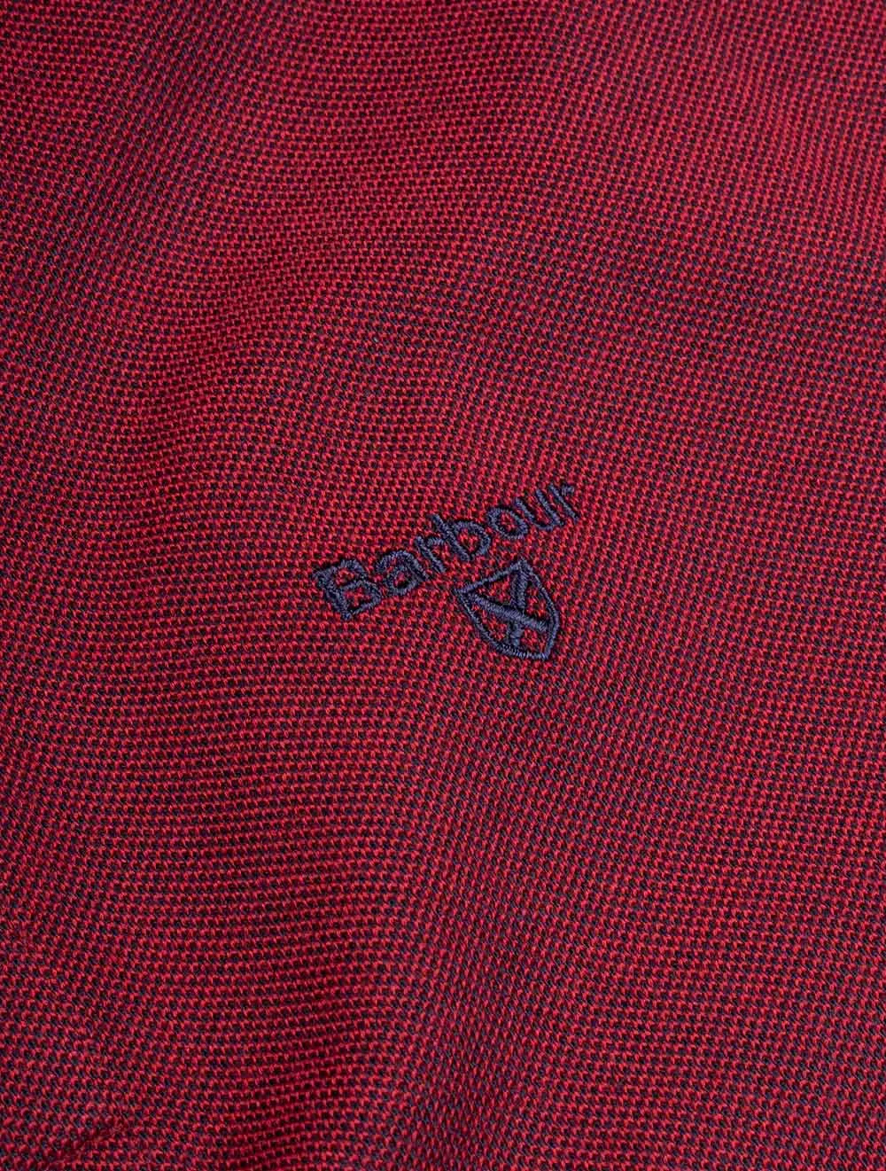 Sports Mix Polo Shirt Red