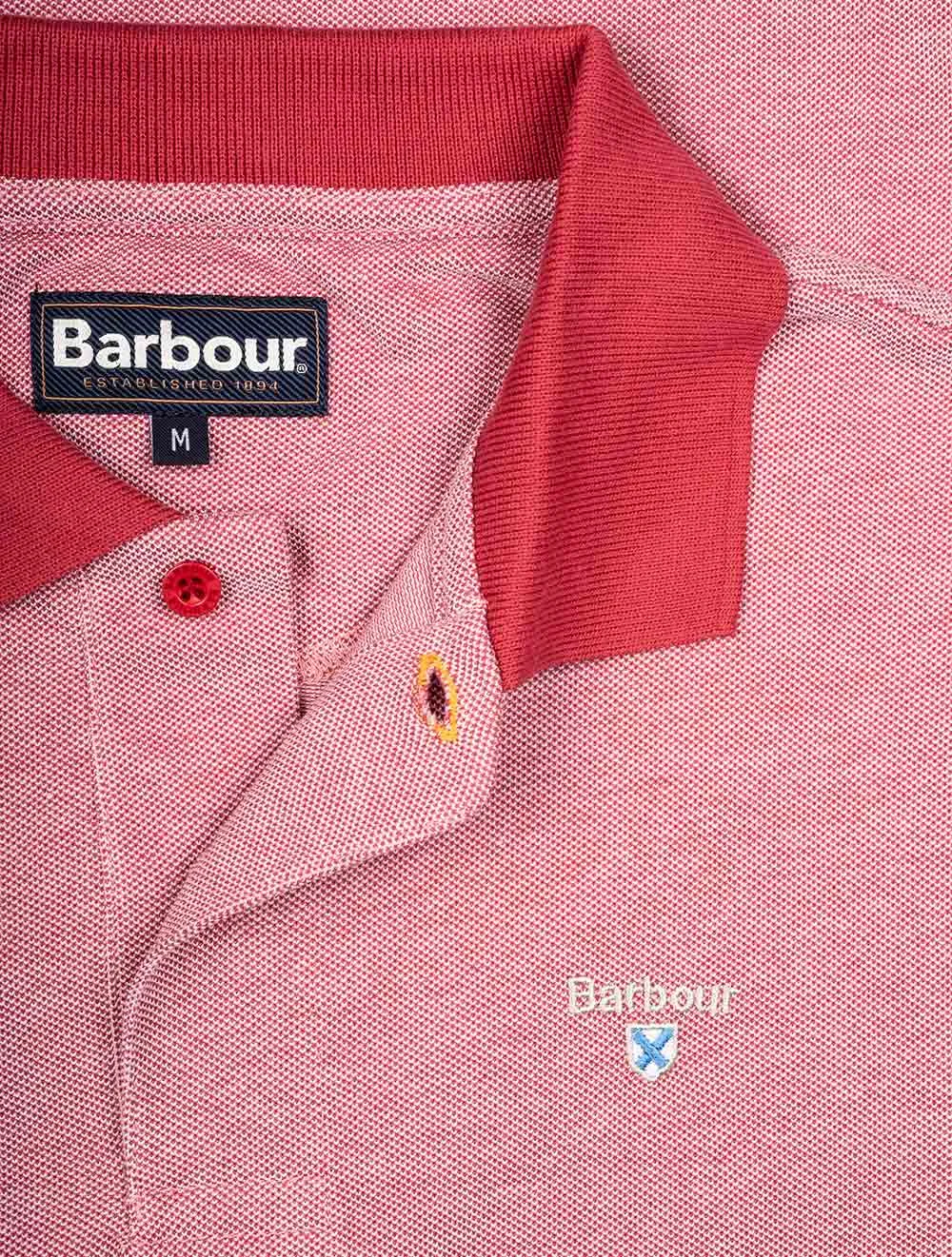 Sports Mix Polo Shirt Red