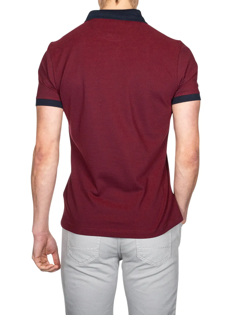 Sports Mix Polo Shirt Red