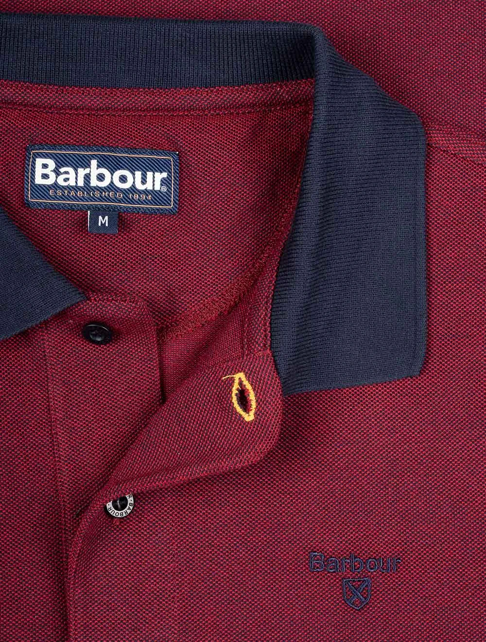 Sports Mix Polo Shirt Red