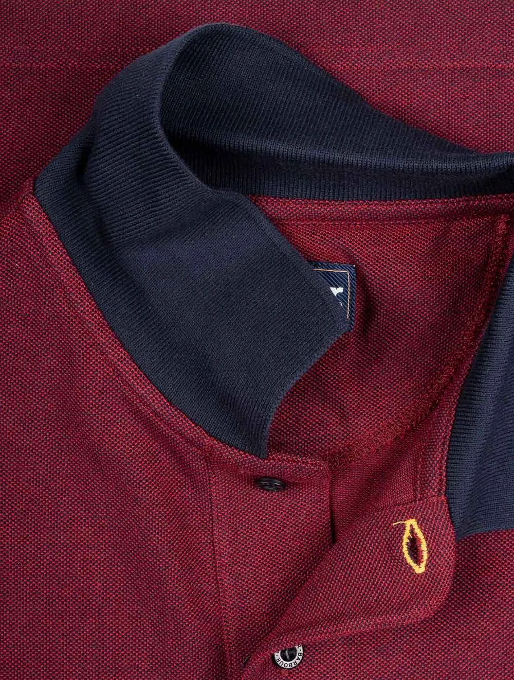 Sports Mix Polo Shirt Red