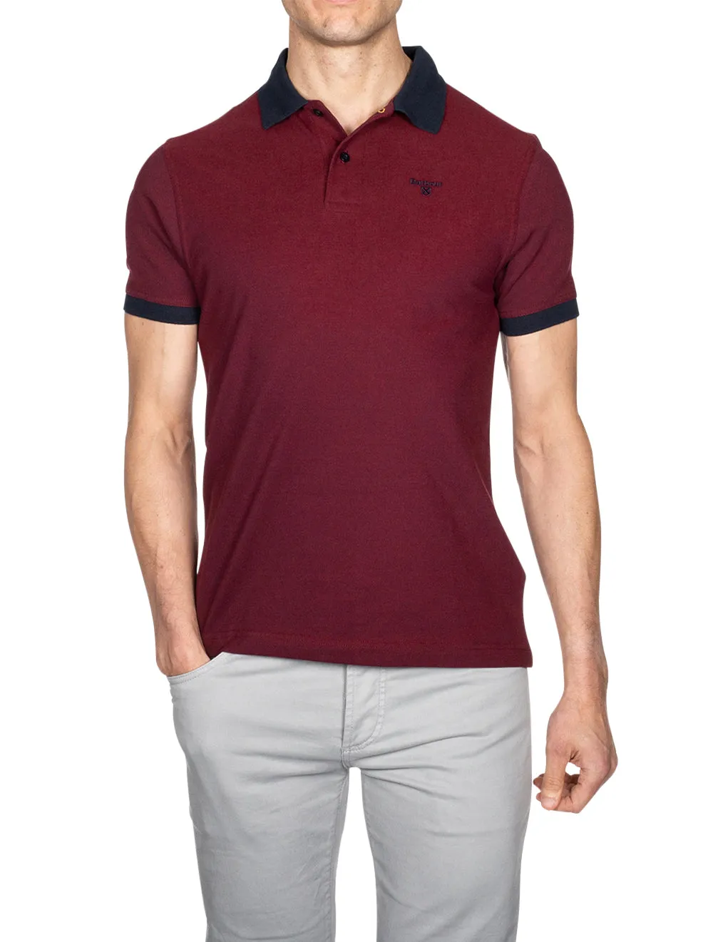 Sports Mix Polo Shirt Red
