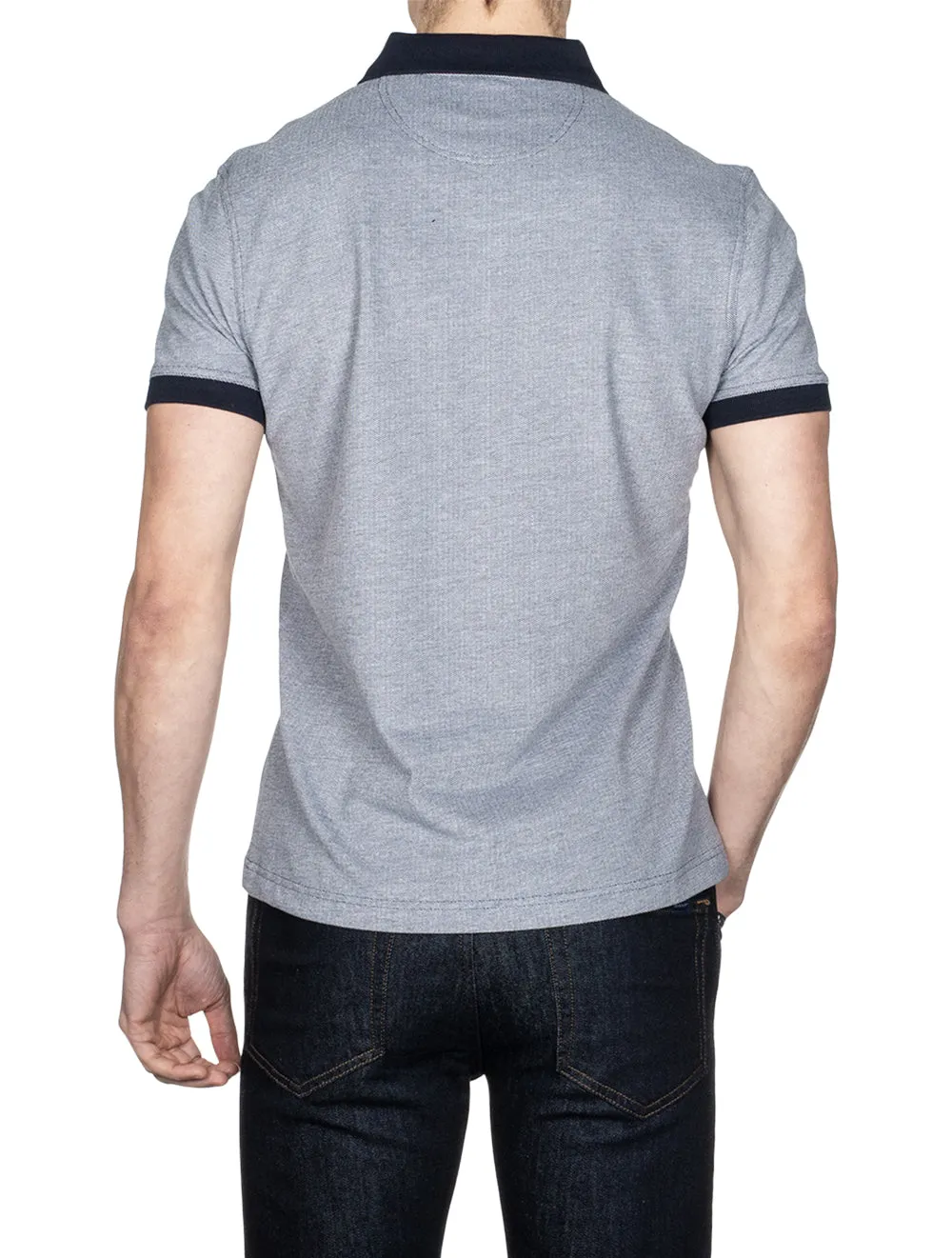 Sports Polo Shirt Dark Blue