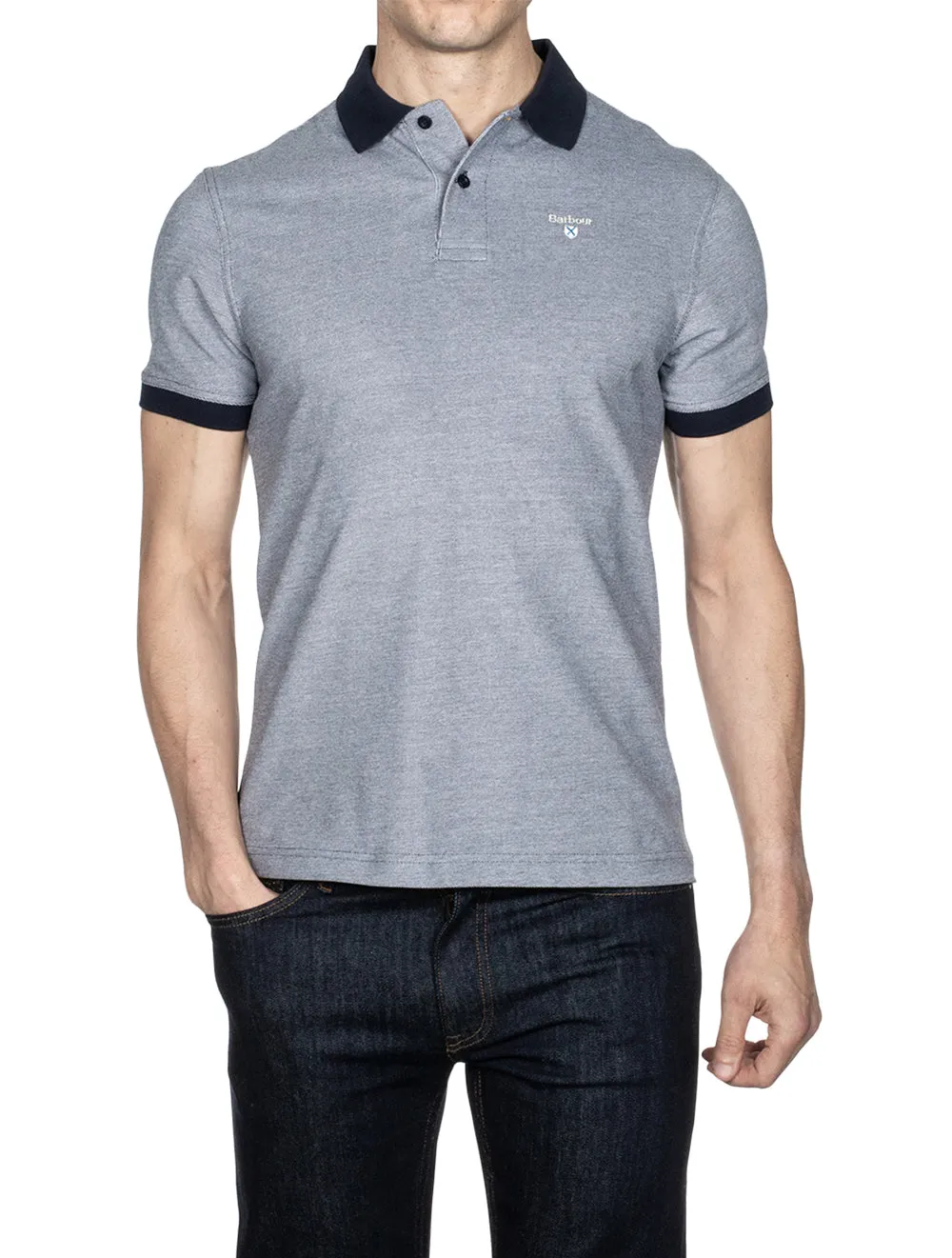 Sports Polo Shirt Dark Blue