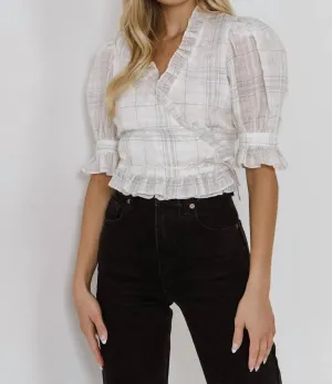 State Of Mind Top In White