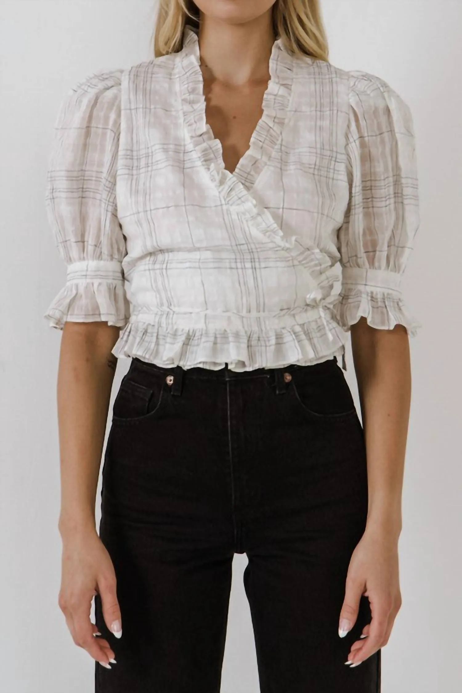 State Of Mind Top In White