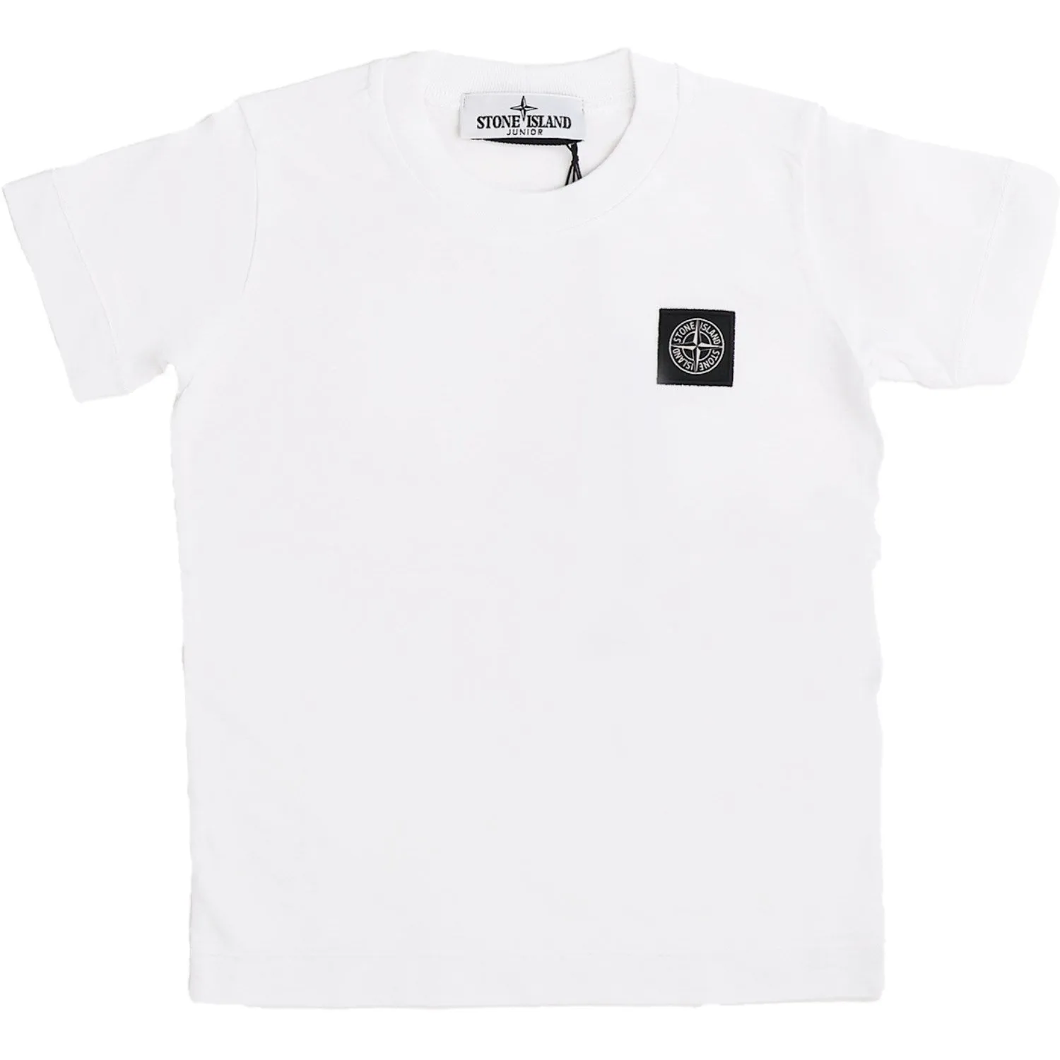 Stone Island White T Shirt Babykids_Stone-Island