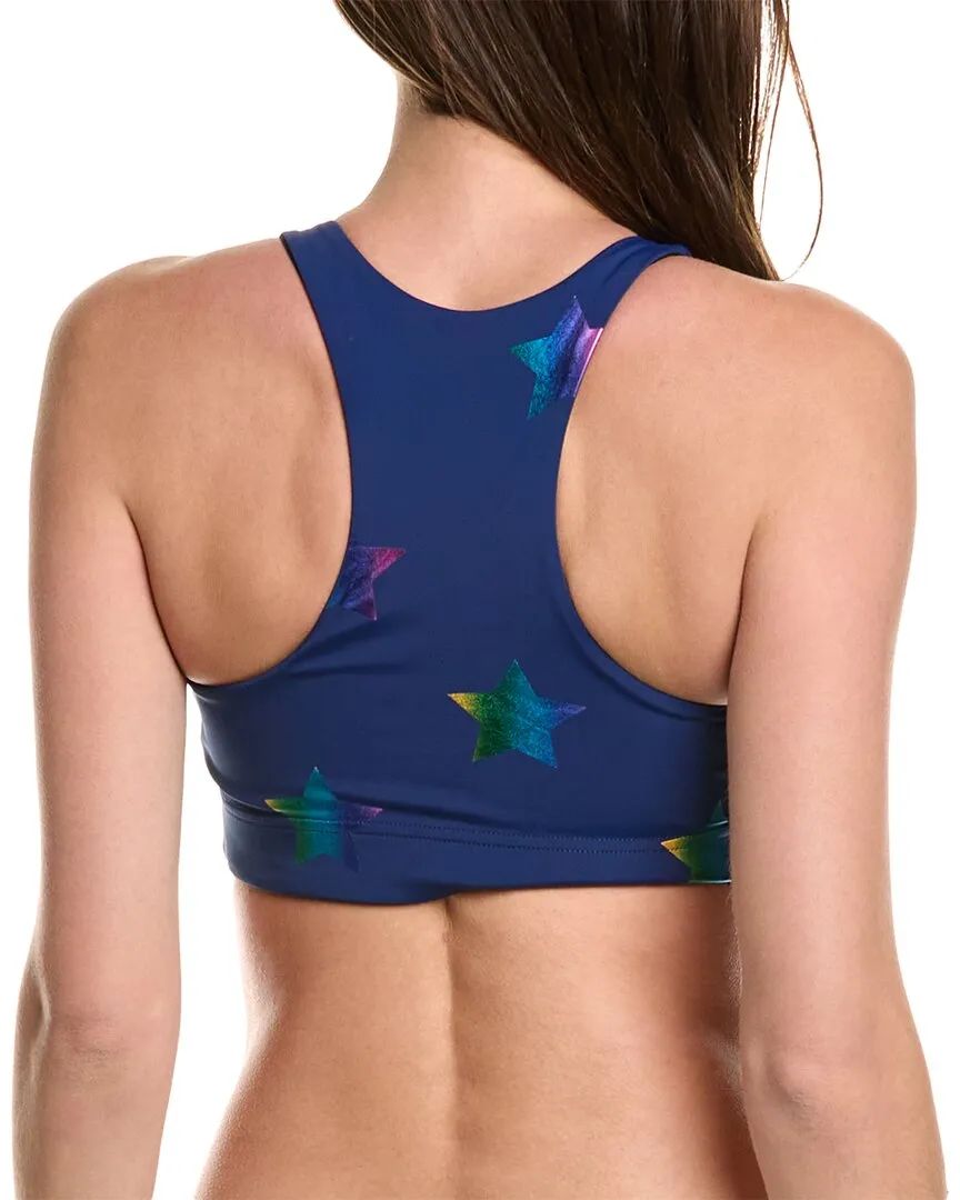 Terez Foil Print Sports Bra