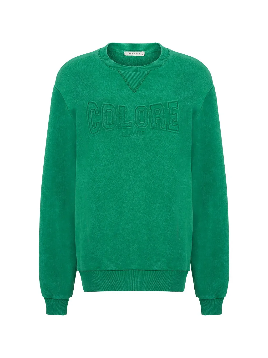 Text Print Oversized Sweatshirt