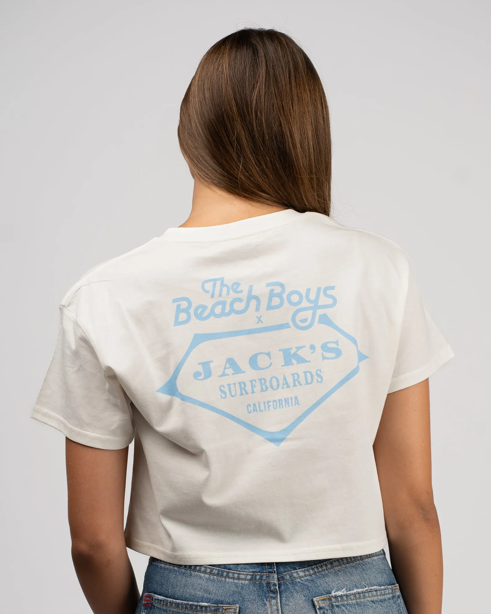 The Beach Boys x Jack's "Retro Beach Boys" Crop Top S/S Tee