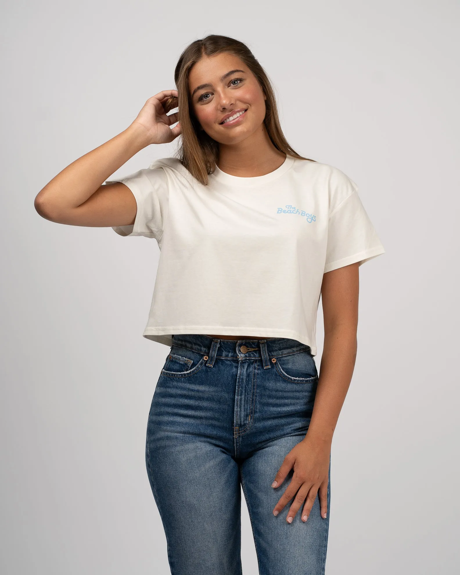 The Beach Boys x Jack's "Retro Beach Boys" Crop Top S/S Tee