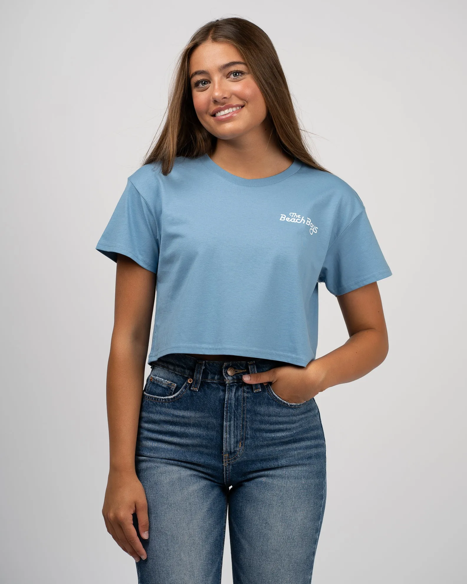 The Beach Boys x Jack's "Retro Beach Boys" Crop Top S/S Tee