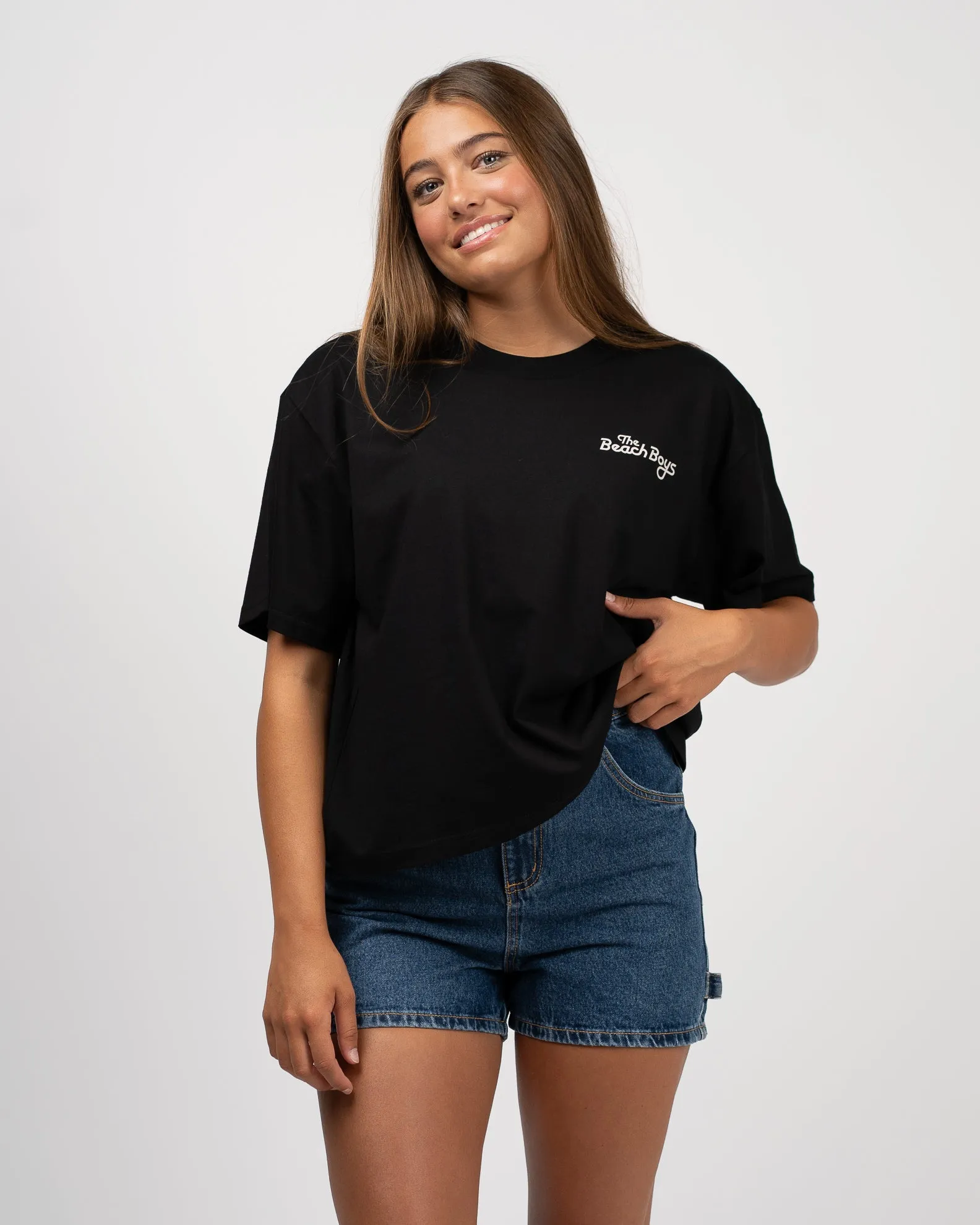 The Beach Boys x Jack's W "Retro Beach Boys" Boxy Top S/S Tee