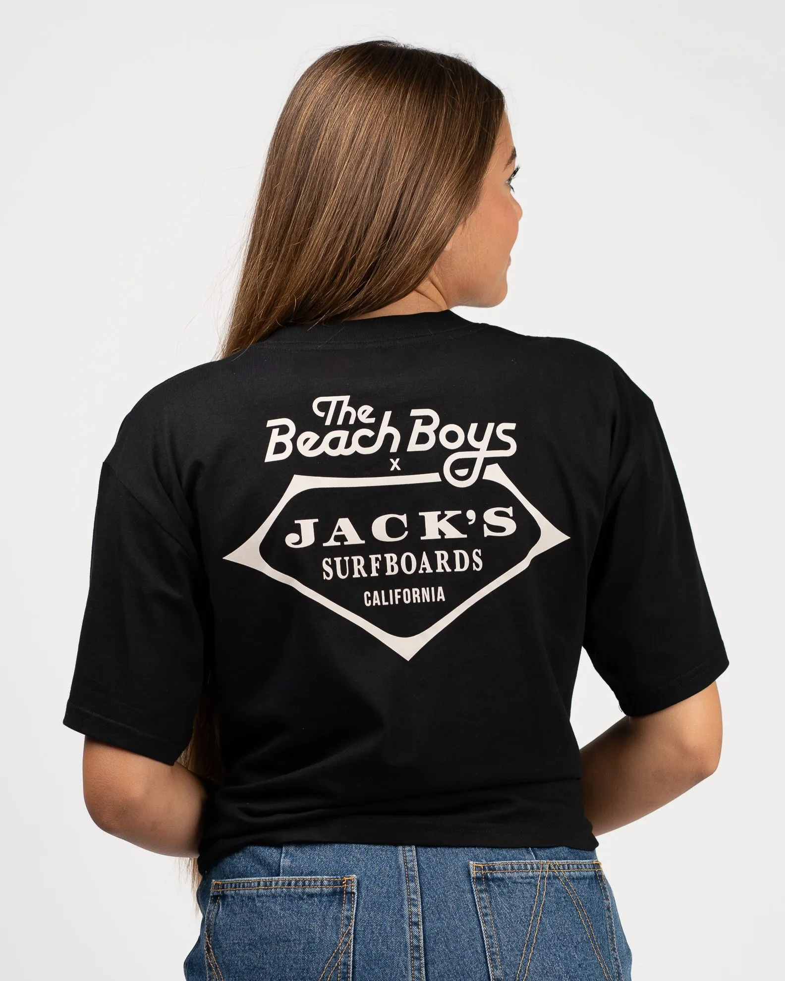 The Beach Boys x Jack's W "Retro Beach Boys" Boxy Top S/S Tee