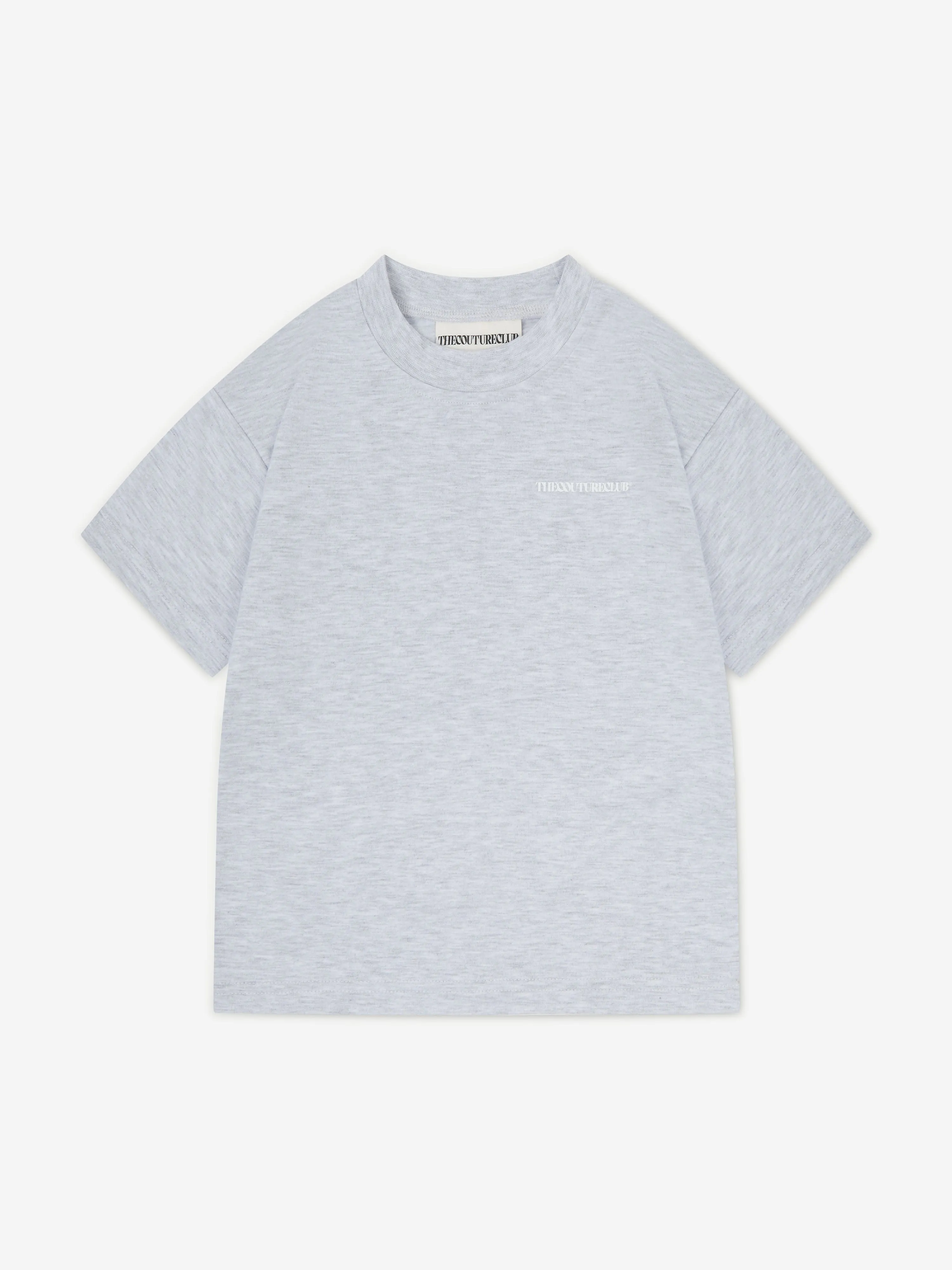 The Couture Club Kids Heavyweight Copyright T-Shirt in Grey