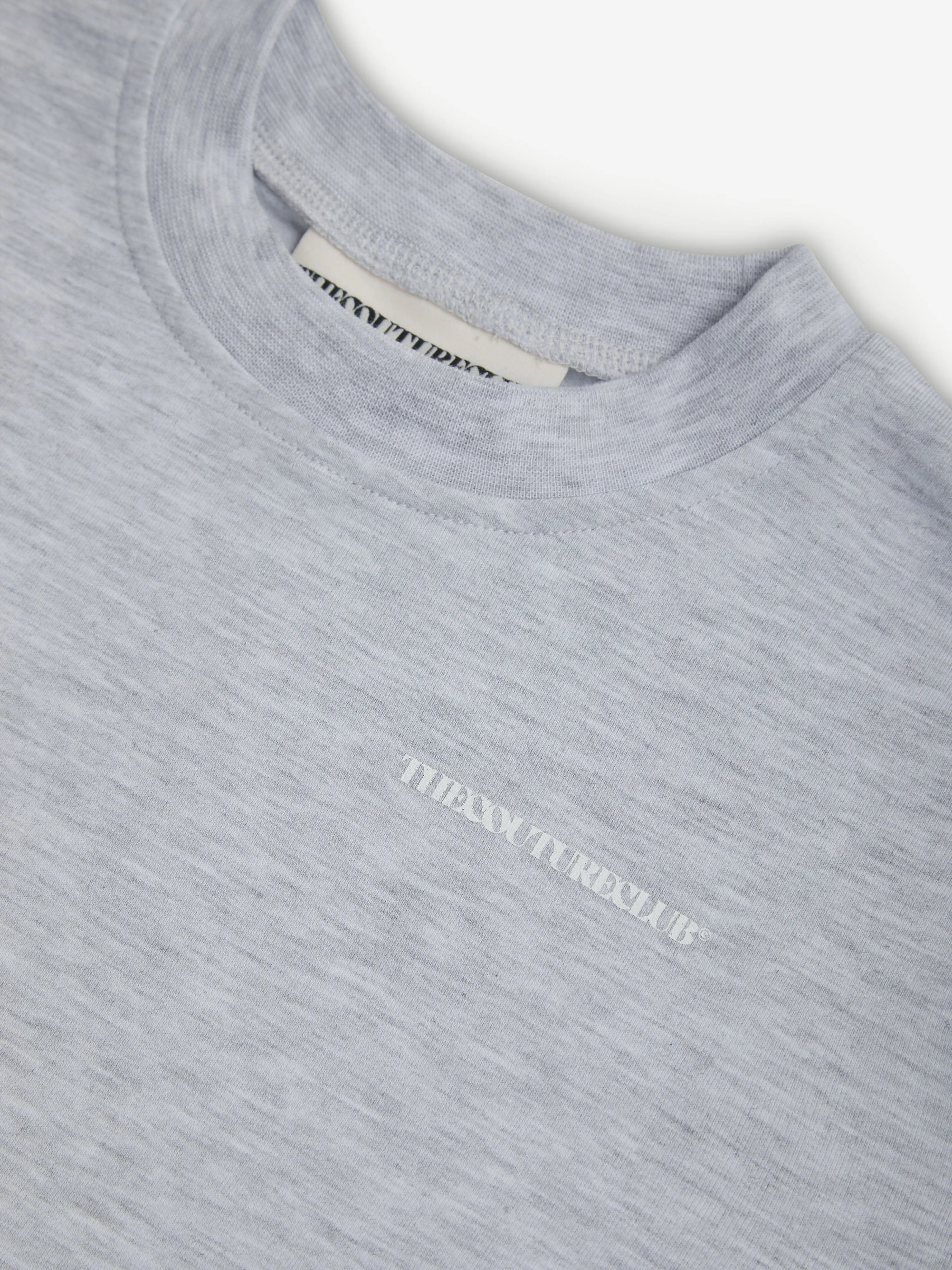 The Couture Club Kids Heavyweight Copyright T-Shirt in Grey