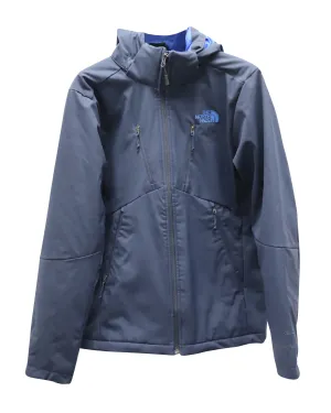 The North Face Hooded Windbreaker in Navy Blue Polyester