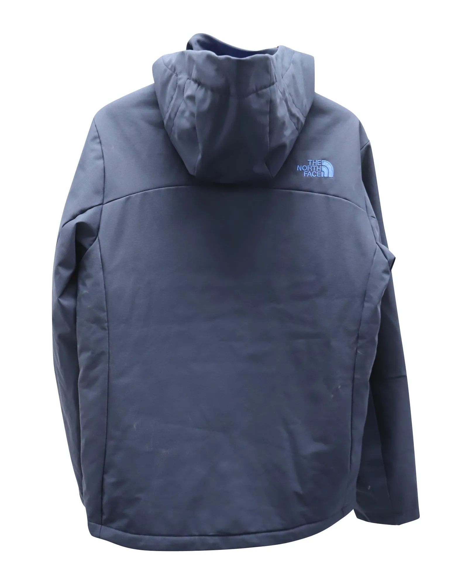 The North Face Hooded Windbreaker in Navy Blue Polyester