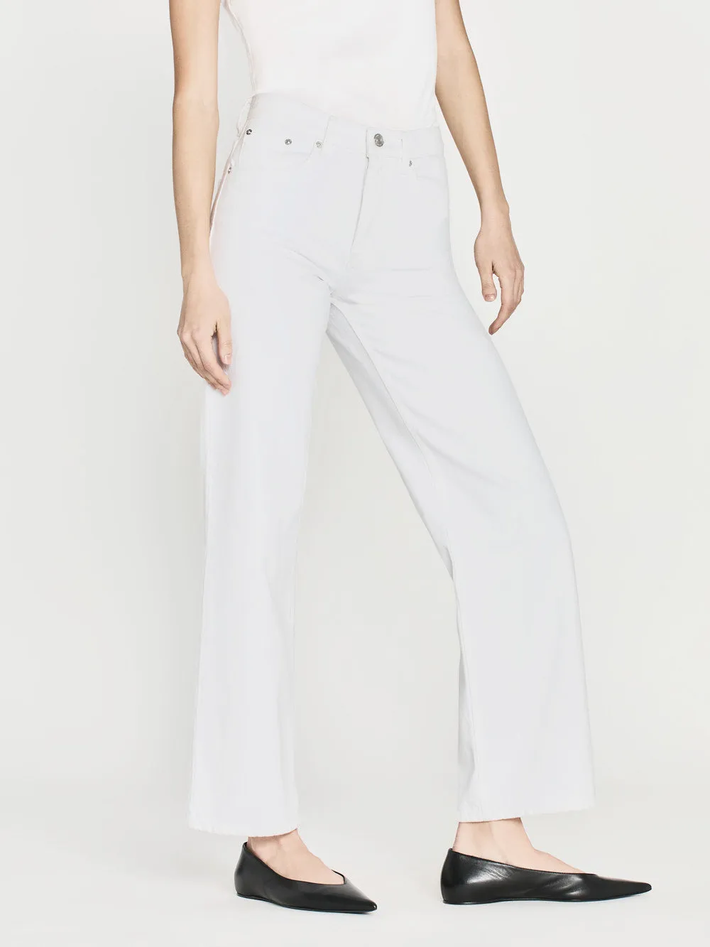 The Slouchy Straight -- White