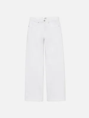 The Slouchy Straight -- White