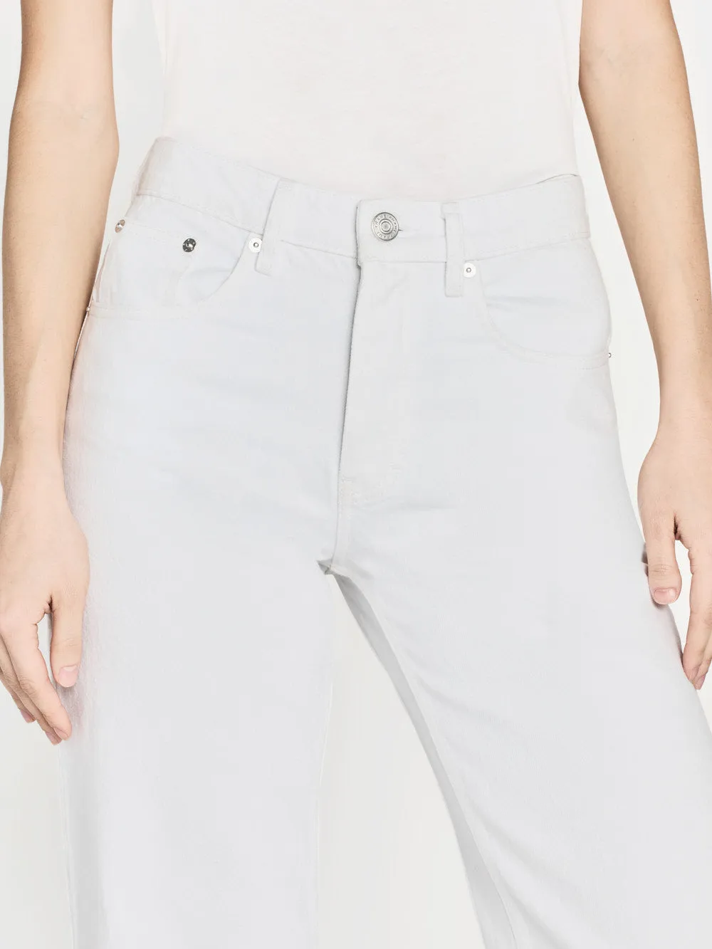 The Slouchy Straight -- White