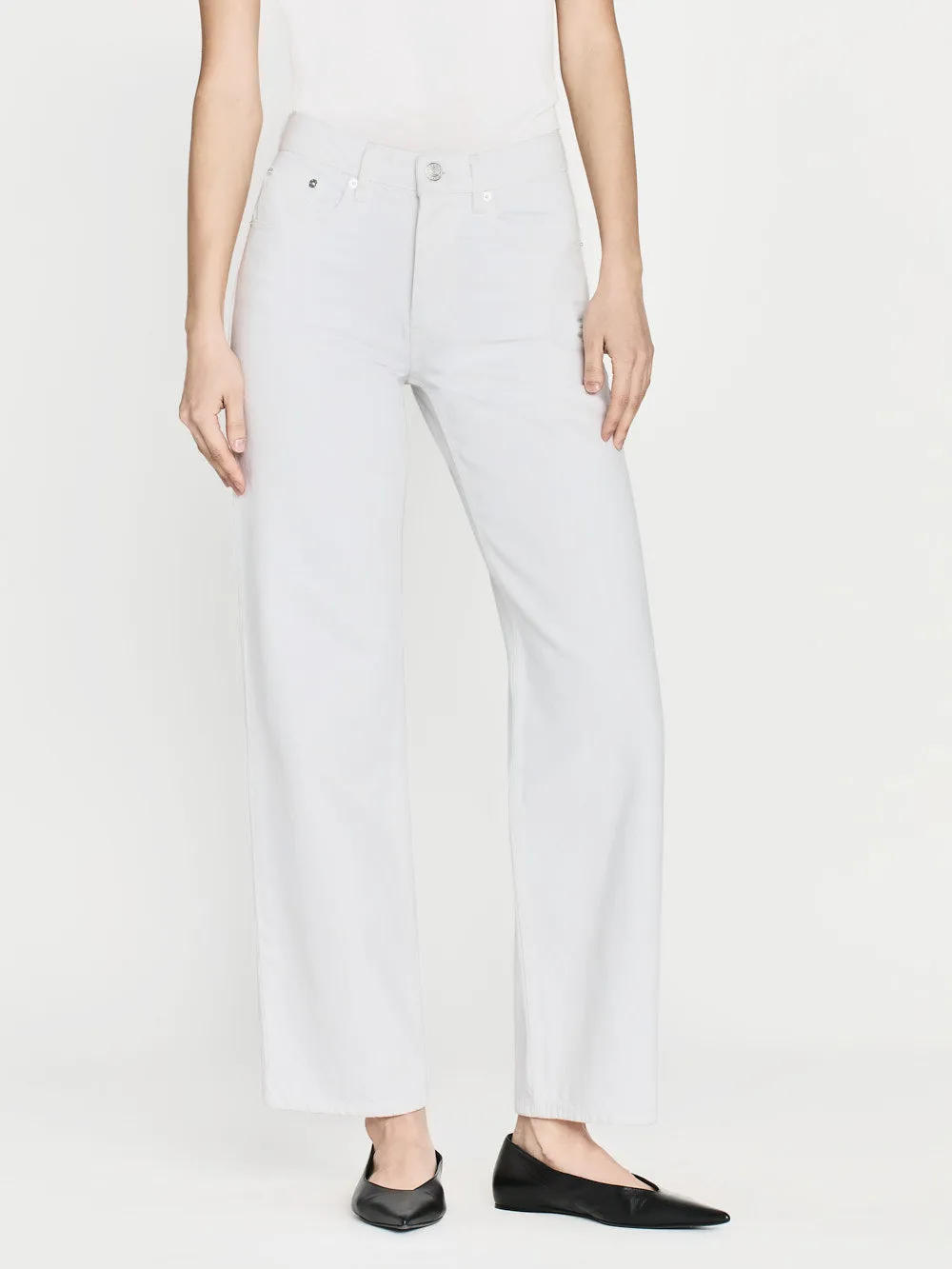 The Slouchy Straight -- White