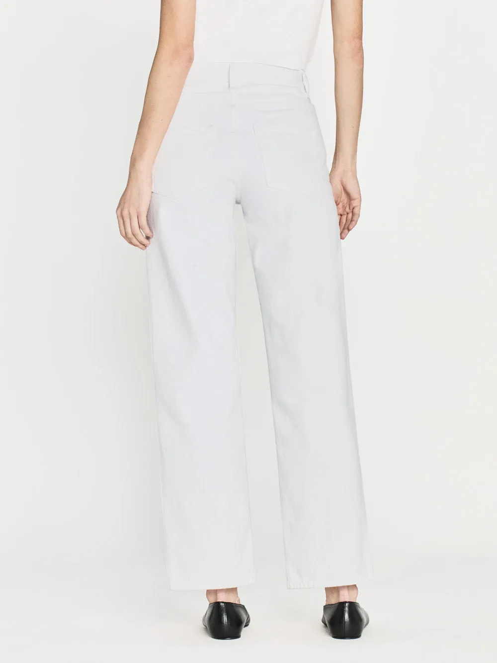 The Slouchy Straight -- White
