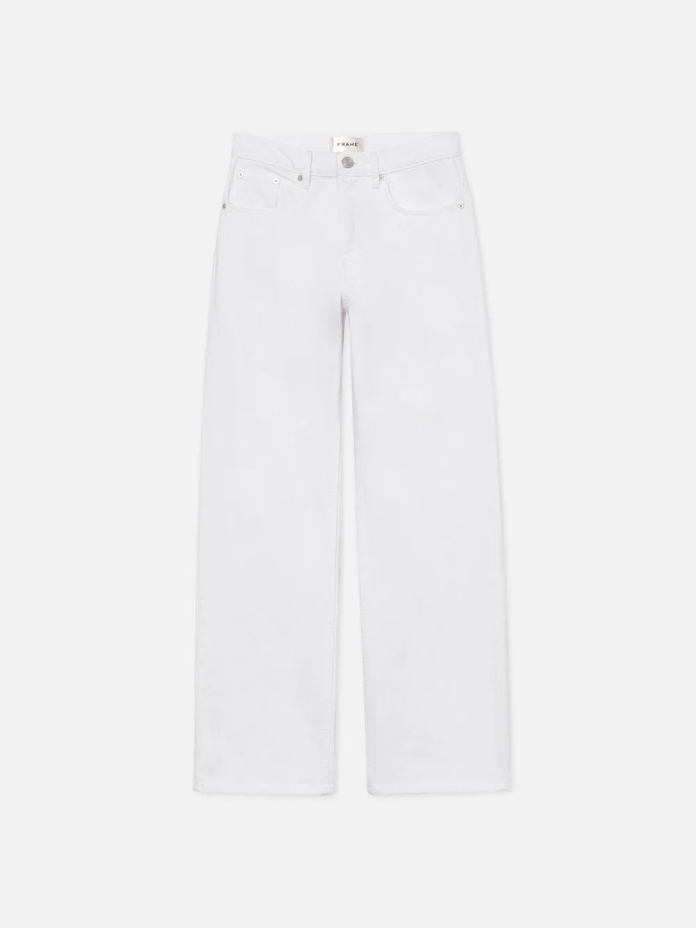 The Slouchy Straight -- White