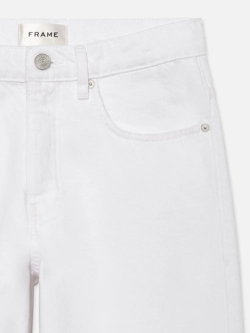 The Slouchy Straight -- White