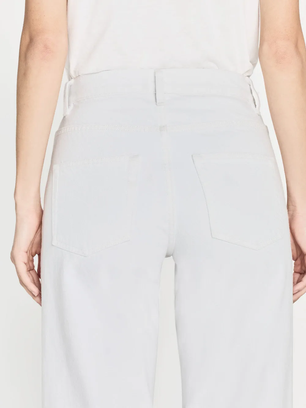 The Slouchy Straight -- White